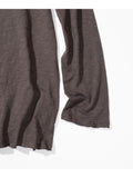 SLUB CUT DIVIDE LONG SLEEVE