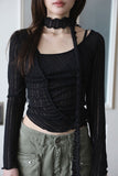 Holic See-Through Scarf Tee