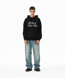 LETTER INK LOGO HOODIE