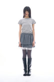Elio rough crop lace skirt