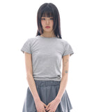 Seton cut-out crop tee
