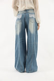 Bohemian Lace Wide Denim