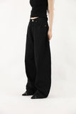 Bohemian Studded Black Pants