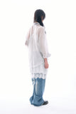 Celeste see-through loose shirt