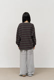 (W) Hole Wide Sweatpants