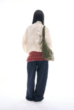 Myro pin-tuck selvage denim pants