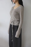 Mute Layered Wrap Tee