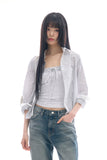 Tindra front shirring top