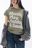 Hotdog printing regular tee