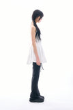 Mui pleated halter-neck one-piece