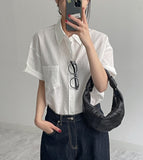Cube Embo Overfit Short Sleeve Shirt