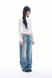 Vega washed denim pants
