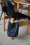 Studded Bucket Shoulder Cross Bag