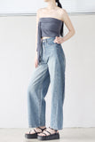 Modi cut wide denim pants