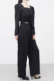 Pura Wide Pintuck Slacks