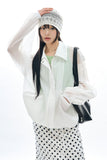 Audrey lace wide beanie