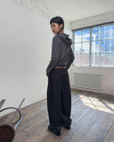 NON-FADE ONE-TUCK BALLOON JEANS