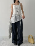 Unbalanced See-Through Layered Bustier