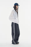 Drop see-through windbreaker jumper