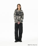 CAMO APPLIQUE HOOD ZIP UP