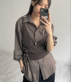 Bake Wool Wrap Bustier