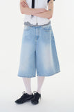 Jaxel denim bermuda pants