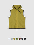 Nylon Multi Zipper Hood Vest