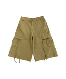 Strap Cargo Maxi Bermuda Pants