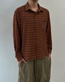Textured Mono Check Shirt