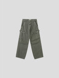 Deep Dyeing Cargo Pocket Pants
