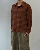 Textured Mono Check Shirt