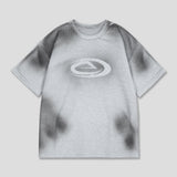Dirty Spray Logo Half Knit