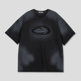 Dirty Spray Logo Half Knit