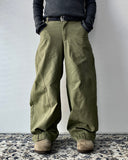 Reverse Curve Dart Dyed Pants