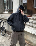 Premium Multi Zipper Vintage Pigment Jacket