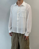 Textured Mono Check Shirt