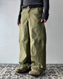 Reverse Curve Dart Dyed Pants