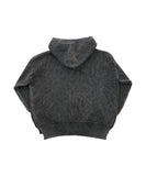 Pigment Over Hood Knit Zip-Up