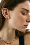 Noir Cross Earrings