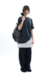 Velin pigment stripe T-shirt