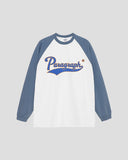 No.015 FLAG FONT RAGLAN L/S