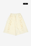 Yuna frill bermuda shorts