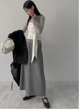 Creek Knit Long Skirt