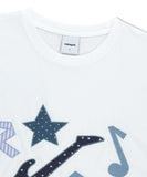 ROCK STAR APPLIQUE TEE