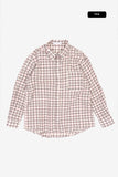 Cream vintage check shirt