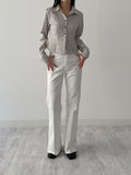 Seersucker Stripe Slim Fit Shirt