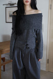 Dan open off-shoulder knit