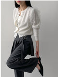Haji Raglan Round Neck Cardigan