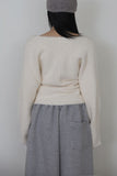 Fluffy Angora Wrap Knit