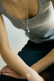Clear Tears Drop Necklace